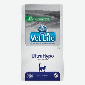 Корм для кошек Farmina VetLife ультрогипоаллергенный 400г