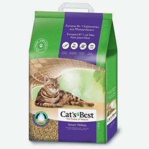 Наполнитель для кошек Cats Best Smart pellets древесный комкующийся 10 кг