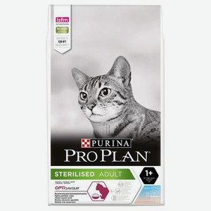 Корм для кошек PRO PLAN стерилизованных форель и треска 10кг