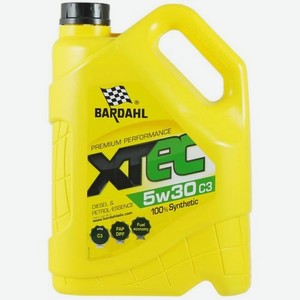 Моторное масло BARDAHL XTEC, 5W-30, 5л, синтетическое [36303]