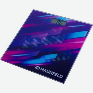 Напольные весы MAUNFELD MBS-153G01, до 150кг, цвет: фиолетовый [ка-00019056]