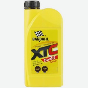 Моторное масло BARDAHL XTC, 5W-40, 1л, синтетическое [36161]