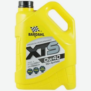 Моторное масло BARDAHL XTS, 0W-40, 5л, синтетическое [36143]