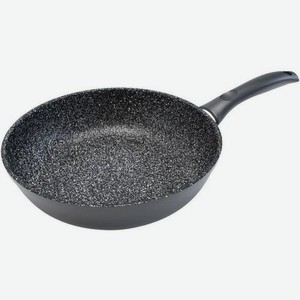 Сковорода Нева металл посуда Алтай 27124I, 24см, без крышки, черный