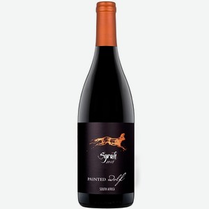 Вино Пэйнтед Вулф Сира выдержанное сортовое красное сухое 14% 0,75л