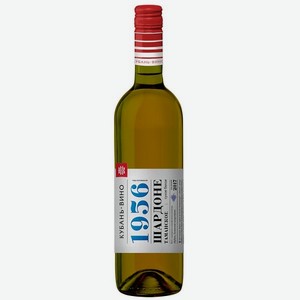 Вино Шардоне Таманское 1956 згу белое сухое 12% 0,75л