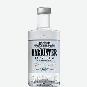 Джин Barrister Dry 40% 0,375л