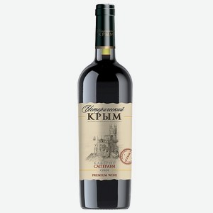 Вино Исторический Крым Каберне-Саперави сортовое красное сухое 12% 0,75л