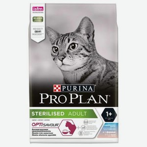 Корм для кошек PRO PLAN стерилизованных форель и треска 1.5кг