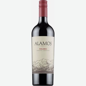 Вино Alamos Malbec красное сухое, 1.5л Аргентина