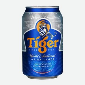 Пиво Tiger 0.33л Голландия