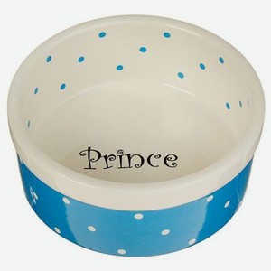 Миска Пижон керамическая Prince 400 мл голубая