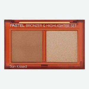 Бронзер и хайлайтер Bronzer & Highlighter Set Sun Kissed 8,6г: 01 Natural Bronze & Soft Glow
