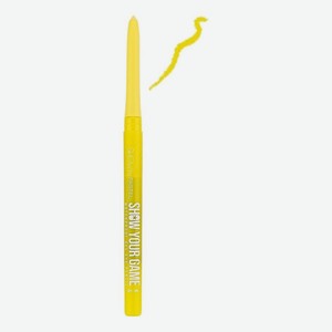Гелевый карандаш для глаз Show Your Game Waterproof Gel Eye Pencil 0,28г: 401 Желтый