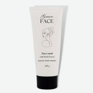 GRACE FACE Пенка-гель для умывания и снятия макияжа с экстрактом персика