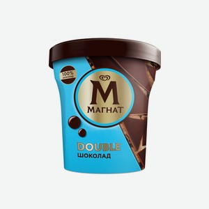 БЗМЖ Мороженое Магнат Double шоколад пинта 310 г