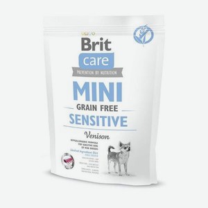Корм для собак Brit Care 400г для мини пород с чувствительным пищеварением сухой