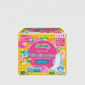 Прокладки SANITA SOFT CARE Soft & Fit Ultra Slim 10 шт