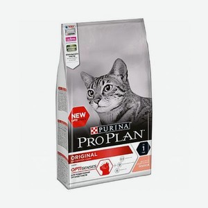 Корм сухой для кошек PRO PLAN 1.5кг с лососем