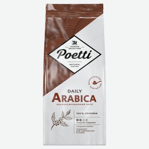 Кофе молотый Poetti Daily Arabica, 250 г
