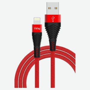 Кабель TFN Lightning 8-pin - USB 2,4 А красный, 1 м