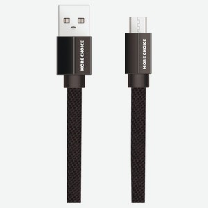 Дата-кабель More choice K20m, USB - Micro-USB, 2.1А, черный