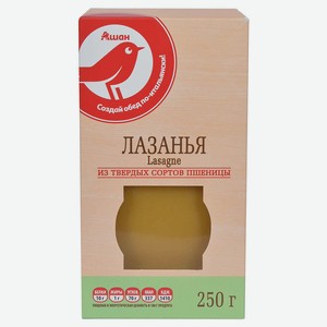 Лазанья АШАН Красная птица, 250 г