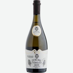 Вино игристое жемчужное Ca del Doge Fioroso Cuvee Frizzante белое брют 11 % алк., Италия, 0,75 л