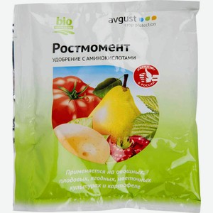 Удобрение органическое Avgust Ростмомент с аминокислотами, 100 г