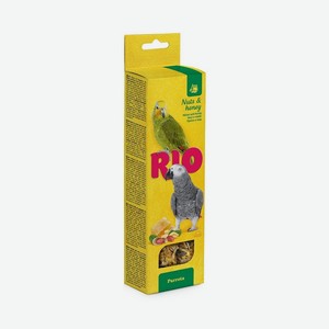 Рио палочки для попугаев с медом и орехами, 2х90 г (180 г)