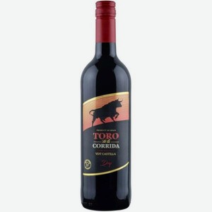 Вино Торо де ля Коррида Темпранильо CASTILLA Красное Сухое 0.75л
