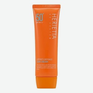 Солнцезащитный крем для лица Herietta Leports Defence Sun Cream SPF50+ PA++++ 70г