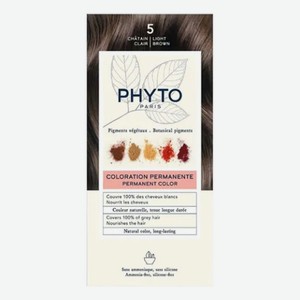 Краска для волос Phyto Color: 5 Светлый шатен