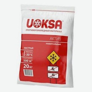 Противогололедное средство Uoksa Актив -30°C 20 кг
