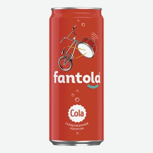 Газированный напиток Fantola Кола 0,33 л