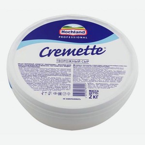 Сыр творожный Hochland Cremette Professional 65% 2 кг