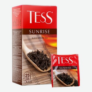 Чай черный Tess Sunrise в пакетиках 1,8 г х 25 шт