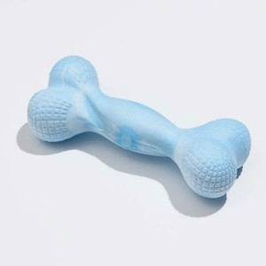 Игрушка для собак Пижон плавающая Мощная кость 15.5 см голубая