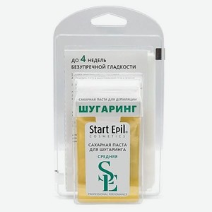START EPIL Набор для шугаринга (сахарная паста в картридже  Средняя  + бумажные полоски для депиляции)