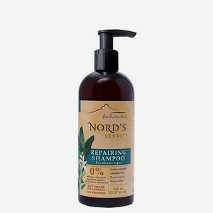 NORD S SECRET Восстанавливающий шампунь для волос  Цветок нероли и масло миндаля 