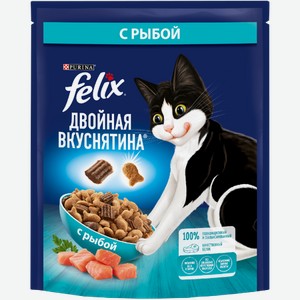 Корм для кошек Felix Двойная вкуснятина с рыбой 200г