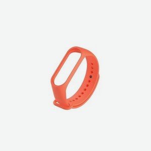 Силиконовый ремешок BoraSCO для Xiaomi Mi Band 3/4 оранжевый