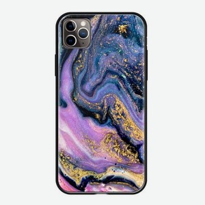 Чехол Deppa Glass Case для Apple iPhone 11 Pro фиолетовый агат