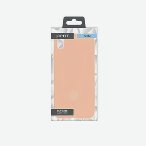 Чехол клип-кейс PERO LIQUID SILICONE для Apple iPhone 11 Pro светло-розовый