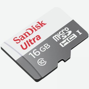 Карта памяти Sandisk microsdhc 16Gb Class10 (SDSQUNS-016G-GN3MN) Ultra 80