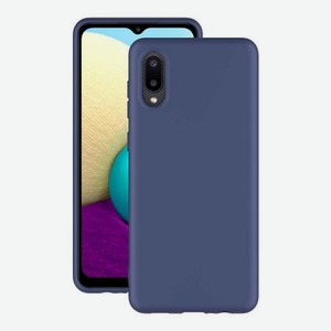 Чехол накладка Deppa Gel Color для Samsung Galaxy A02 (2021), синий, PET синий