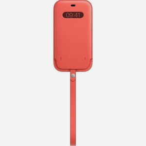 Чехол (футляр) Apple Leather Sleeve with MagSafe, для Apple iPhone 12 Pro Max, розовый цитрус [mhyf3ze/a]
