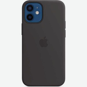 Чехол (клип-кейс) Apple Silicone Case with MagSafe, для Apple iPhone 12 mini, противоударный, черный [mhkx3ze/a]