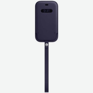 Чехол (футляр) Apple Leather Sleeve with MagSafe, для Apple iPhone 12 mini, темно-фиолетовый [mk093ze/a]