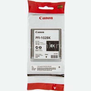 Картридж Canon PFI-102BK, черный / 0895B001
